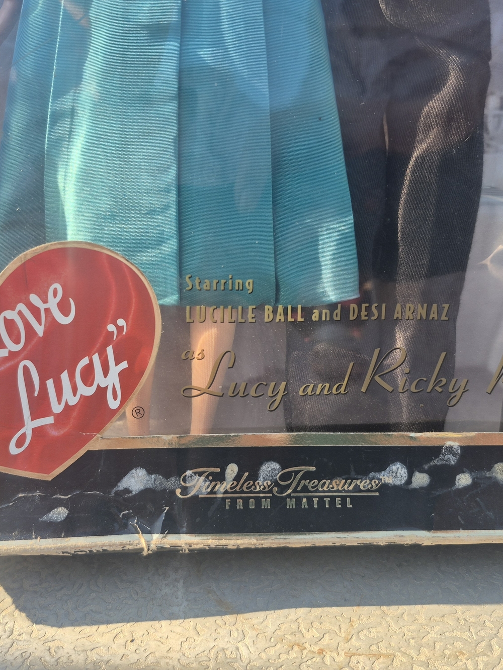 Mattel I Love Lucy Lucy & Ricky Anniversary Doll Set - Teal and Black - Picture 5 of 9